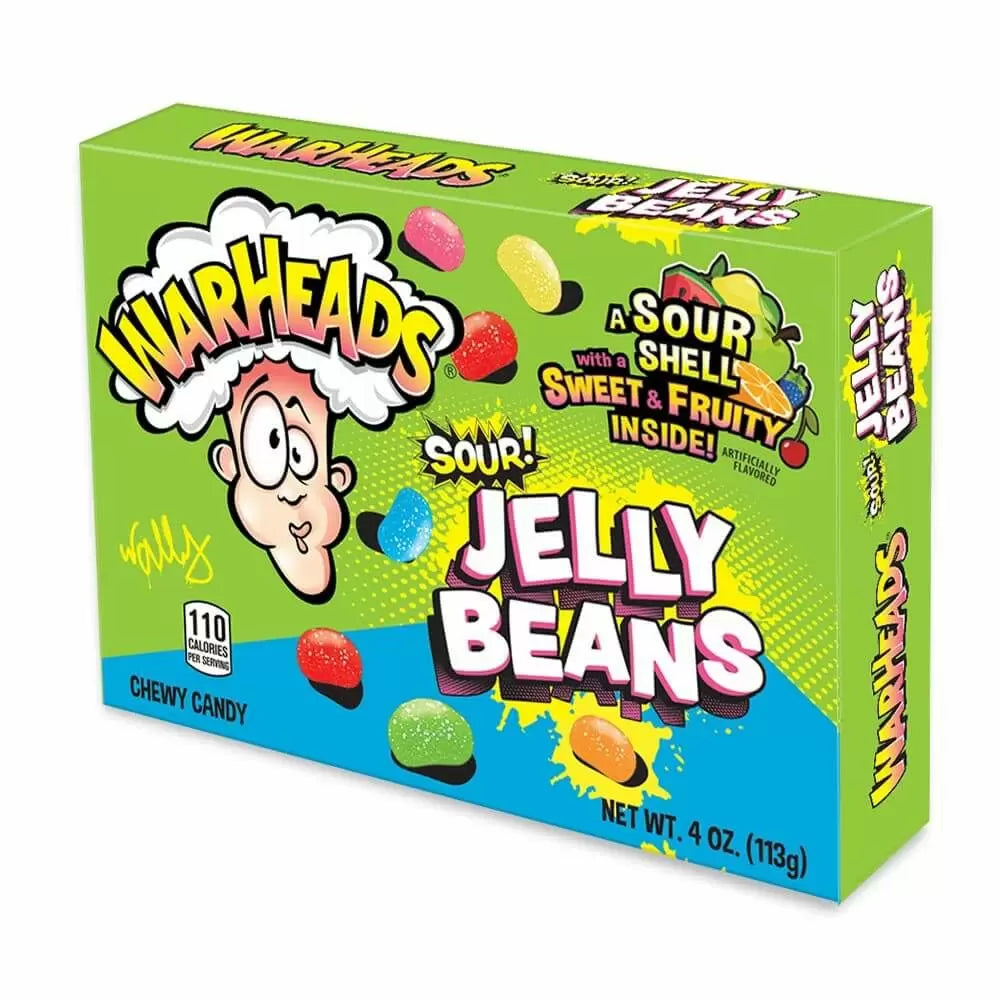 Warheads Sour Jelly Beans Theatre Box 113g