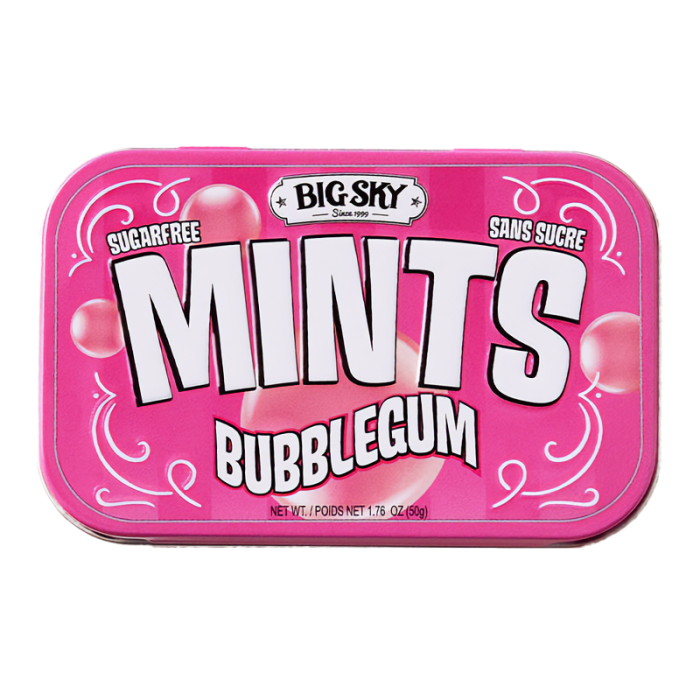 Big Sky Mints - Bubble Gum 1.76oz (50g) [Canadian]