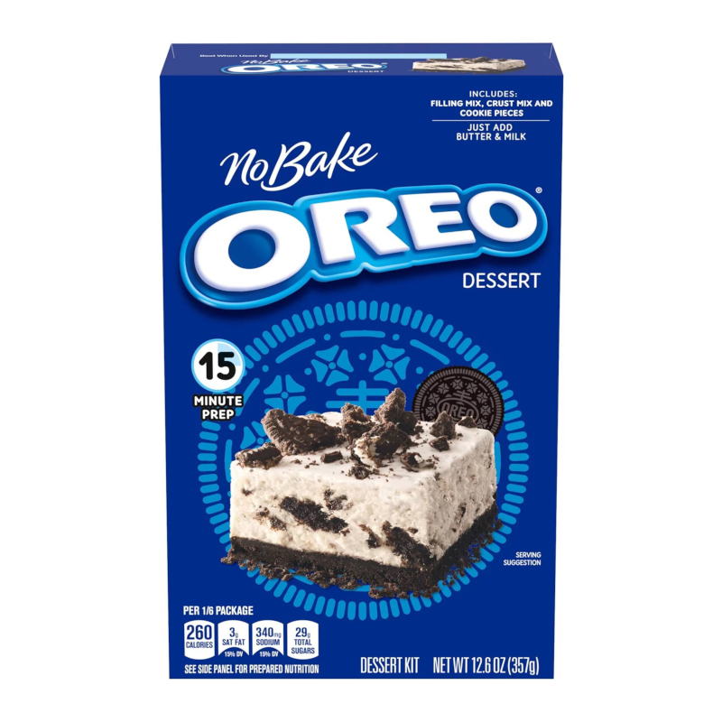 Jell-O Oreo No Bake Dessert Mix 12.6oz (357g)