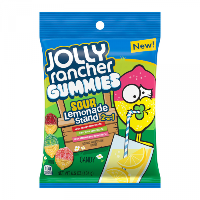 Jolly Rancher Gummies Sour Lemonade Stand 6.5oz (184g)